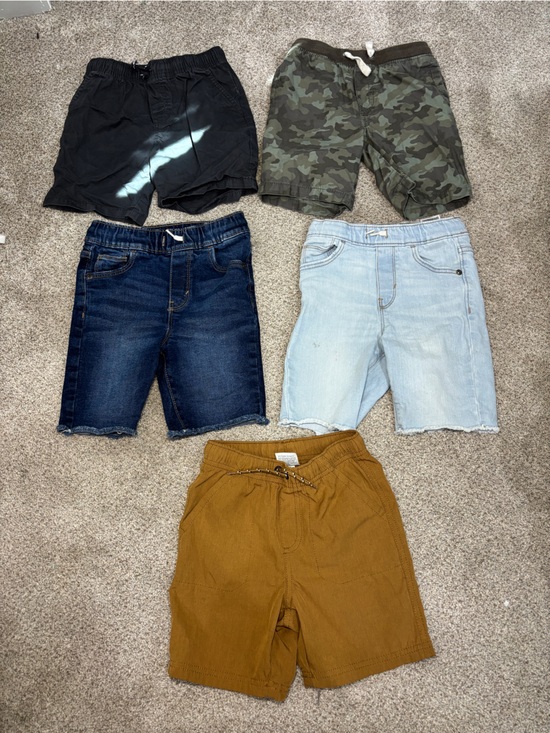 Old Navy Other - Lot of 5T shorts toddler boy little boy drawstring jorts khaki jean shorts